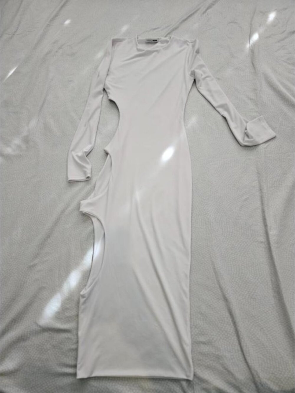 Dress, FashionNova, S, White